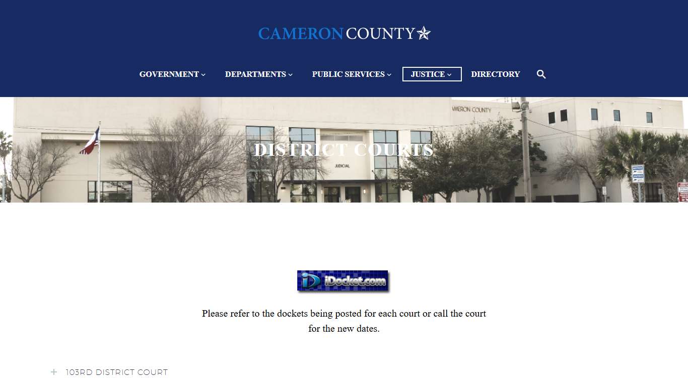 District Courts - Cameron County
